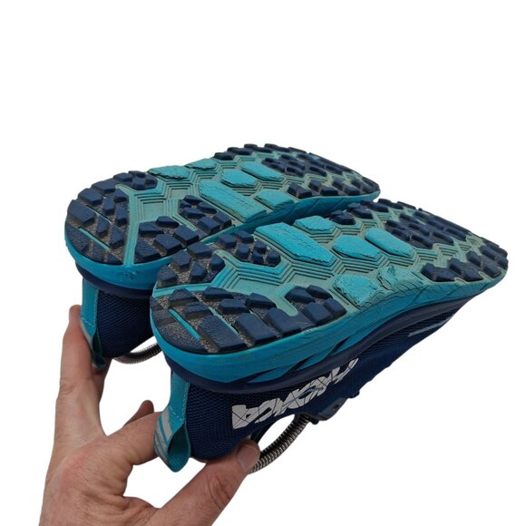 Hoka One One Challenger ATR 4 Shoes Womens Size 6.5 Blue Trail Running Athletic - Picture 4 of 9